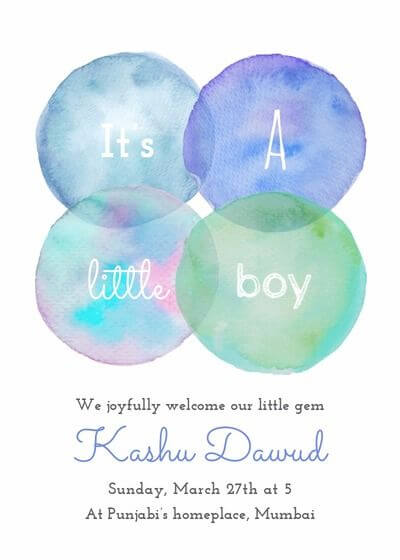 Meet the little one - Text